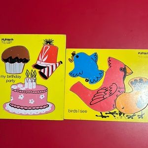 Wooden Playskool Puzzles